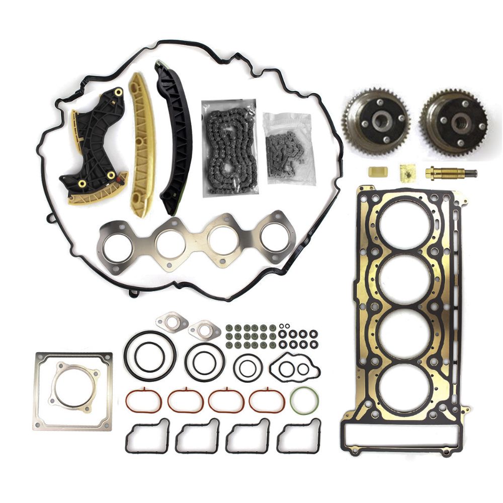 Timing Chain Kit Camshaft Adjuster for Mercedes Benz C180 C200 C230 M271 1.8L